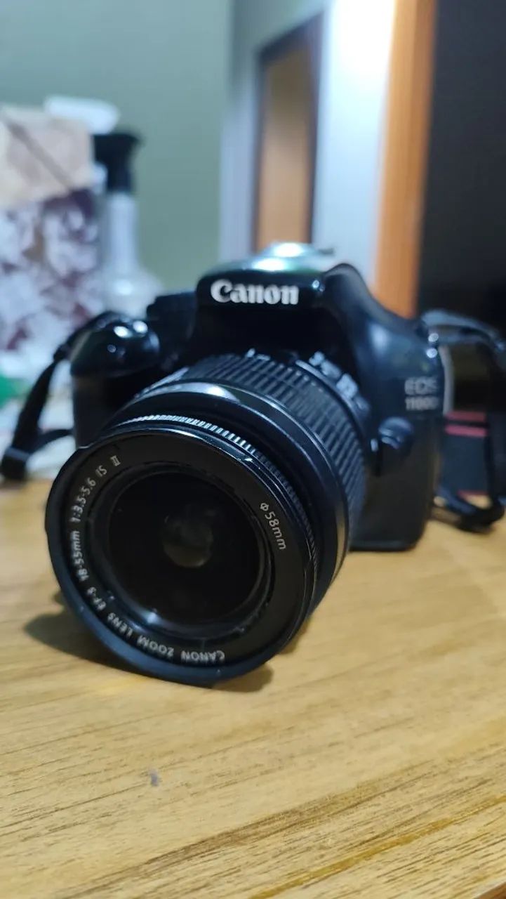Câmera Canon EOS 1100D com Lente 18-55mm - Foto 3