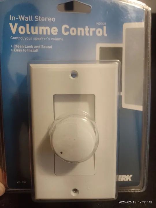 Controle de Volume de Parede para Áudio