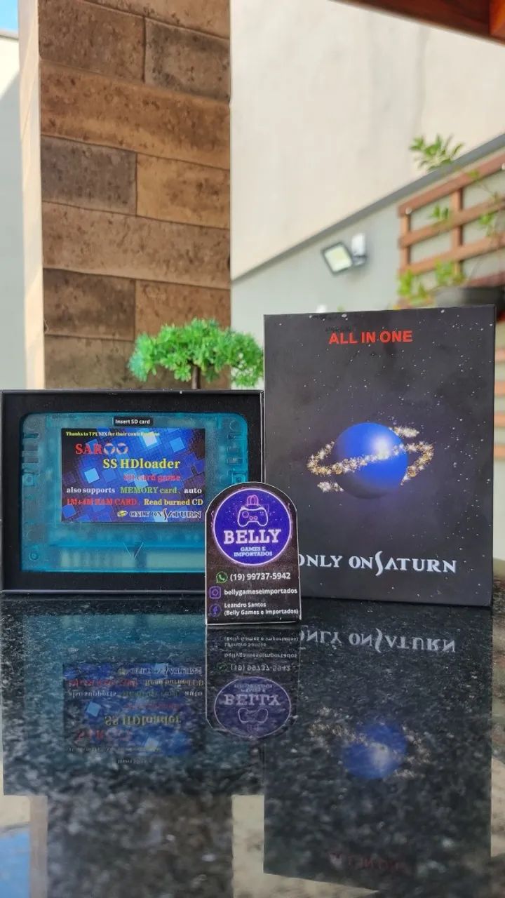 SEGA SATURNO COM SAROO ELITE 32GB - Foto 3