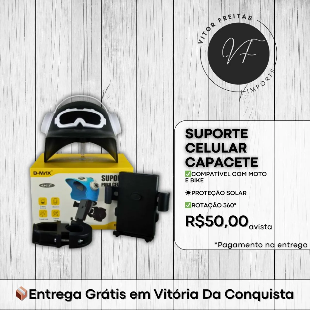 Suporte celular para moto | Entrega Grátis