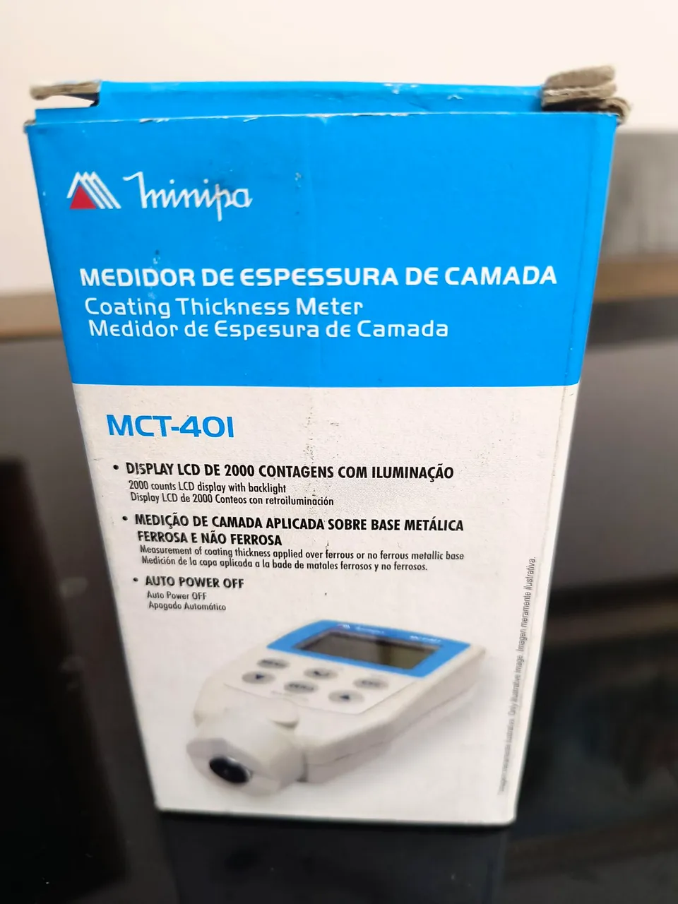 Medidor de Espessura de Camada Minipa MCT-401