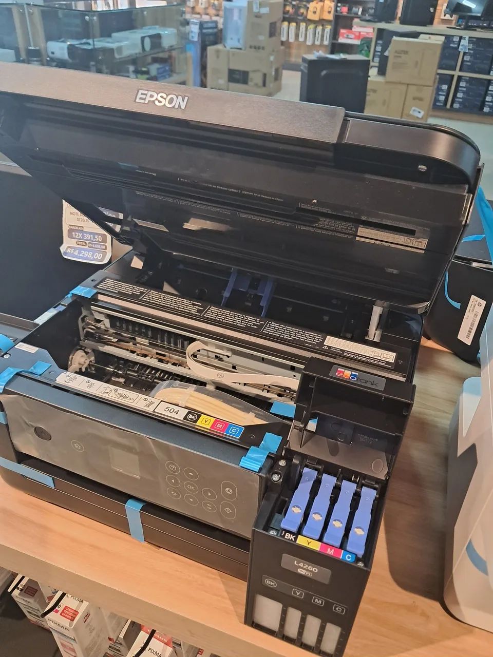 Impressora Epson EcoTank L4260 Multifuncional - Foto 3