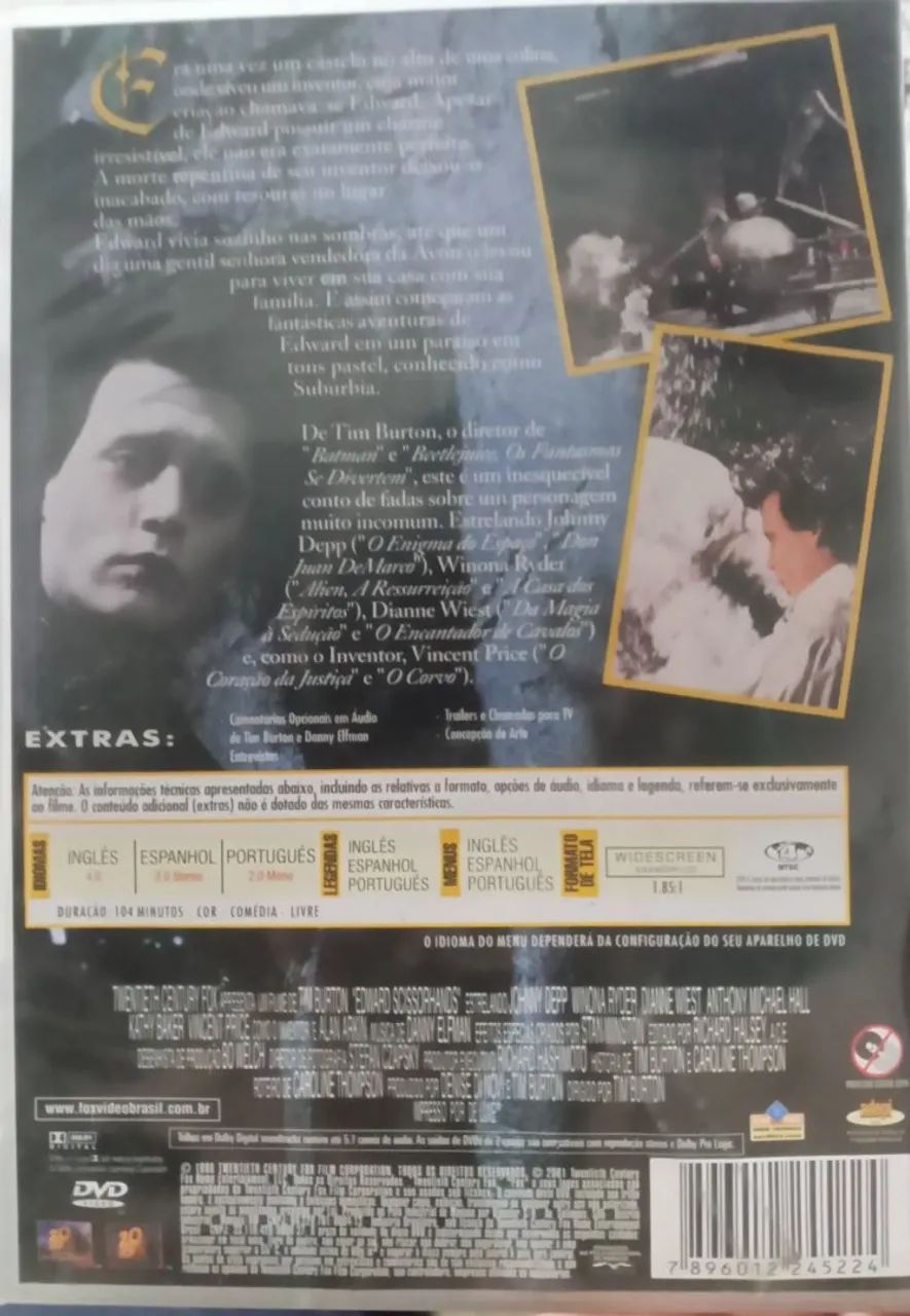 DVD Edward Scissorhands64318338764035121