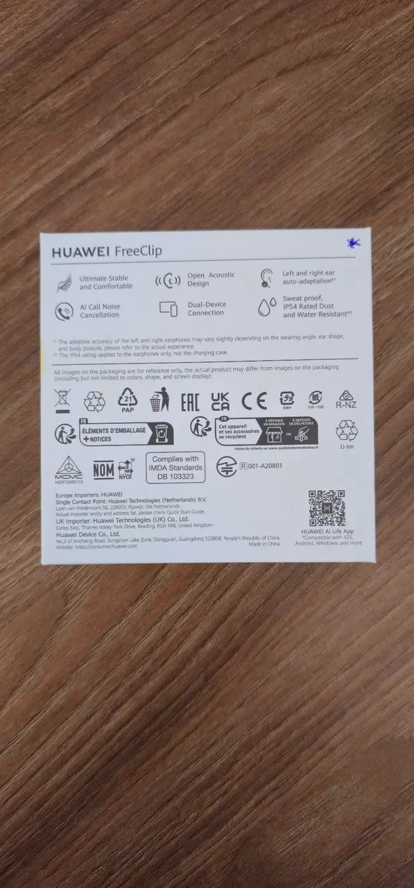Fone de Ouvido Bluetooth Huawei FreeClip - Foto 4