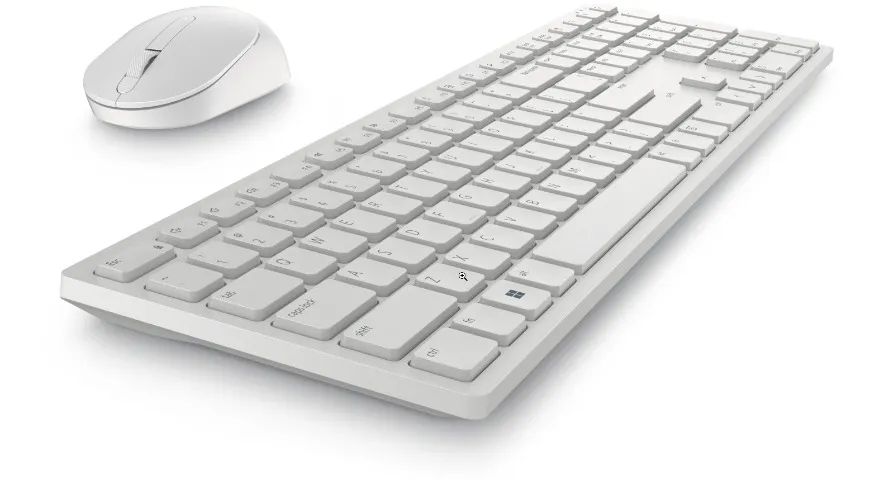 Teclado e mouse Dell Pro - KM5221W - Português (Brasil) - Branco - Foto 2
