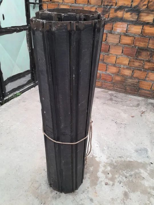 Porta de rolo em aço, usada - Foto 2