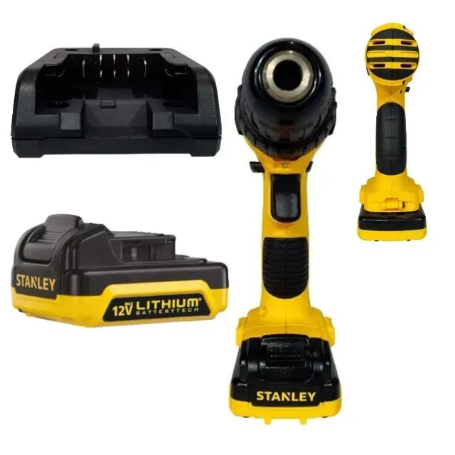 Parafusadeira Furadeira Íon Litio 12V 1 Baterias Bivolt SCD121S1-BR Stanley - Foto 5