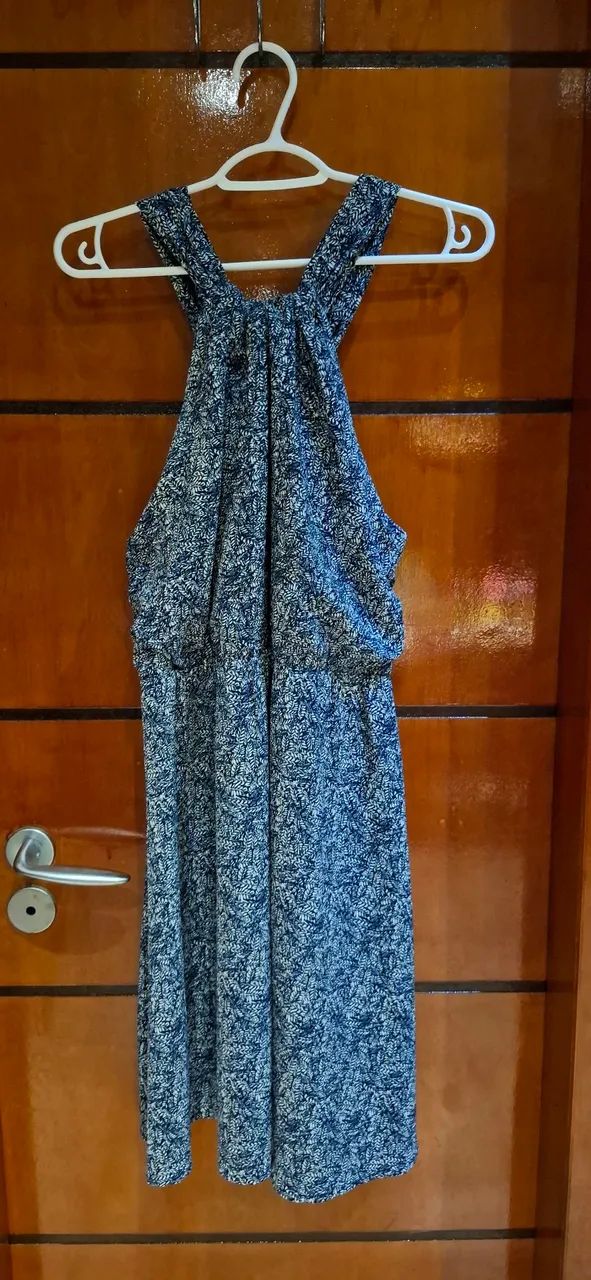 Vestido azul aquamar