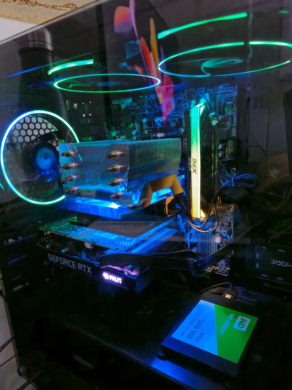 PC Gamer Completo - Geforce RTX 3050 + Monitor AOC 24" 75Hz 1ms