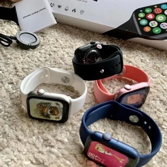 Smartwatch gamer Iwo X16? jogos/Watch Faces HD 3d?Ligações?Modo esportivo?TRoca pulseiras - Foto 4
