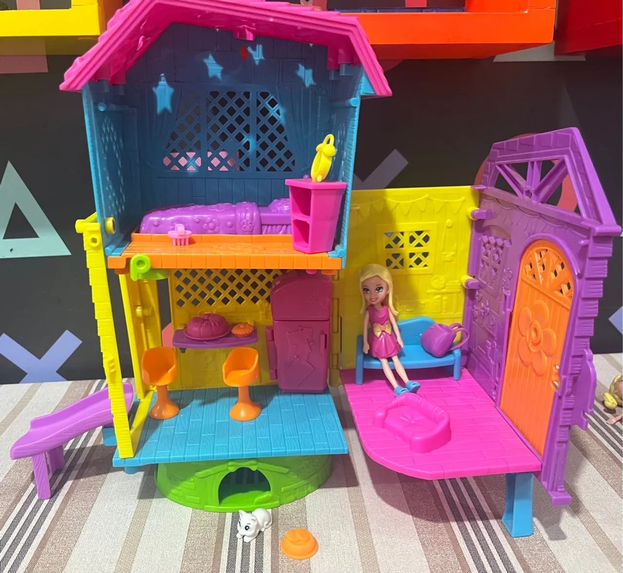 Casinha de Boneca Polly Pocket Completa - Diversão Garantida ...