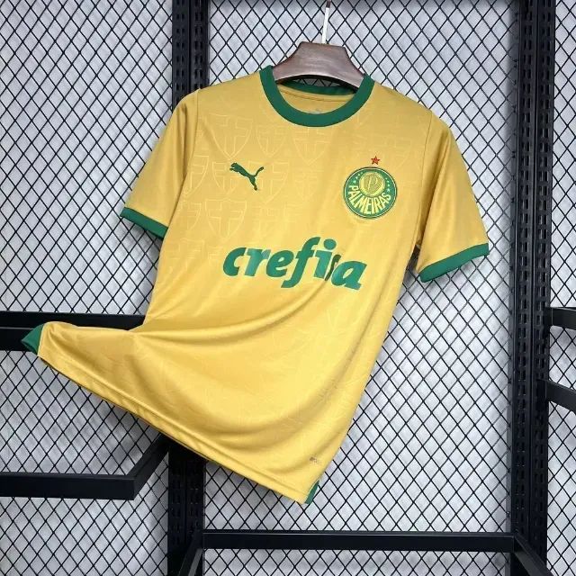 Camisa Palmeiras III 24/25 - Puma - Torcedor - Dourada - Foto 4