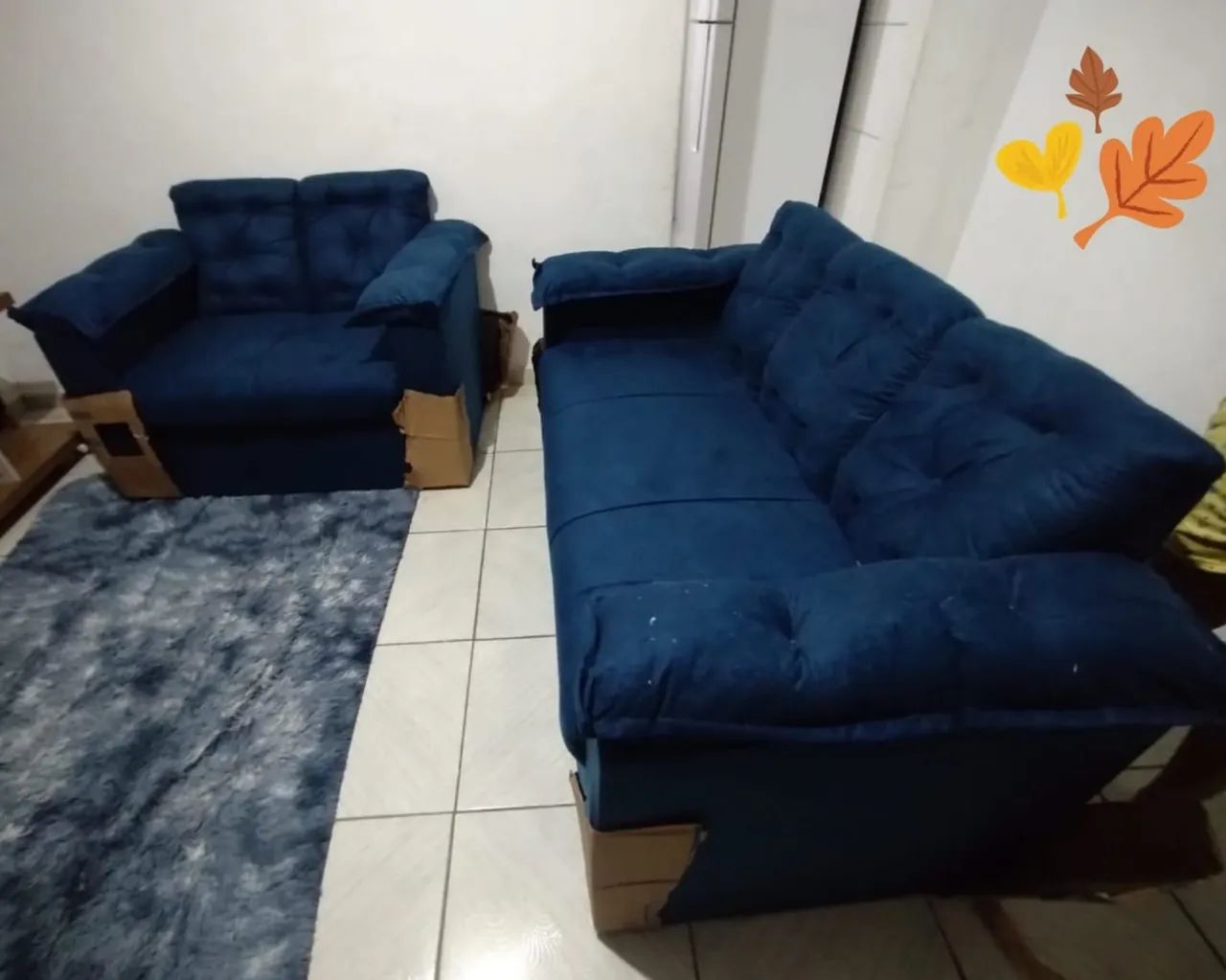 Sofá de 2 e 3 lugares pop R$730,00<br> - Foto 4