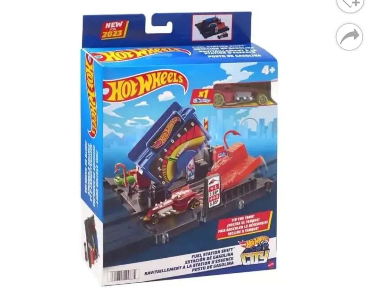 Pista Hotwheels pizzaria e posto de gasolina - Foto 5