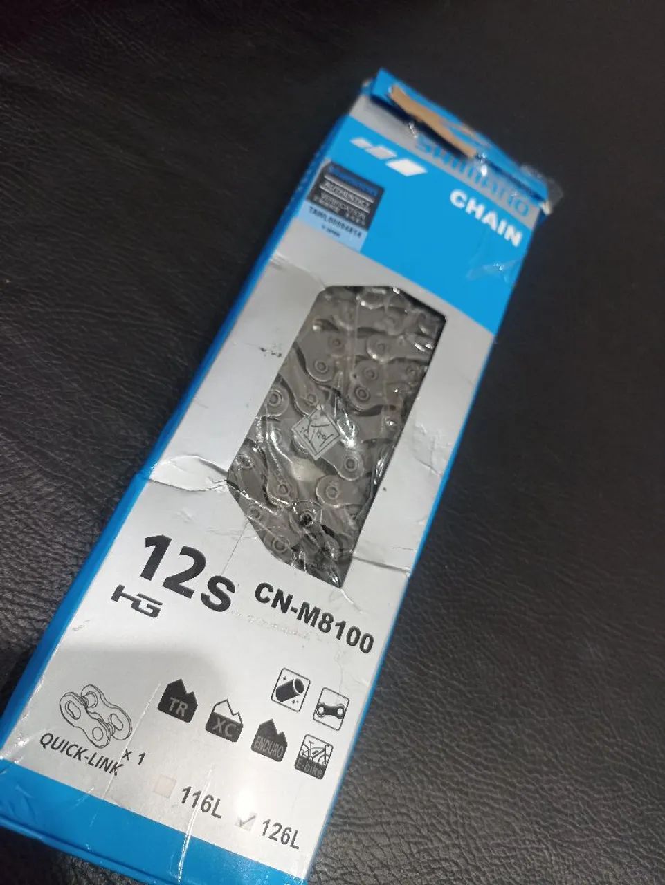 Corrente Shimano Deore XT 12s CN-M8100 com 126 Elos  - Foto 4