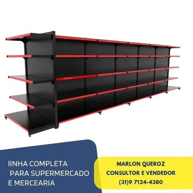 Gondola de Aço Preta Central Polar Nova