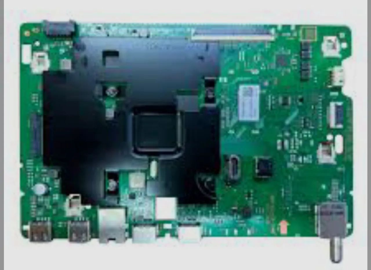 Placa principal tv smart Samsung 65 un65cu8000gxgd tenho outras peças fonte mãe leds auto  - Foto 2