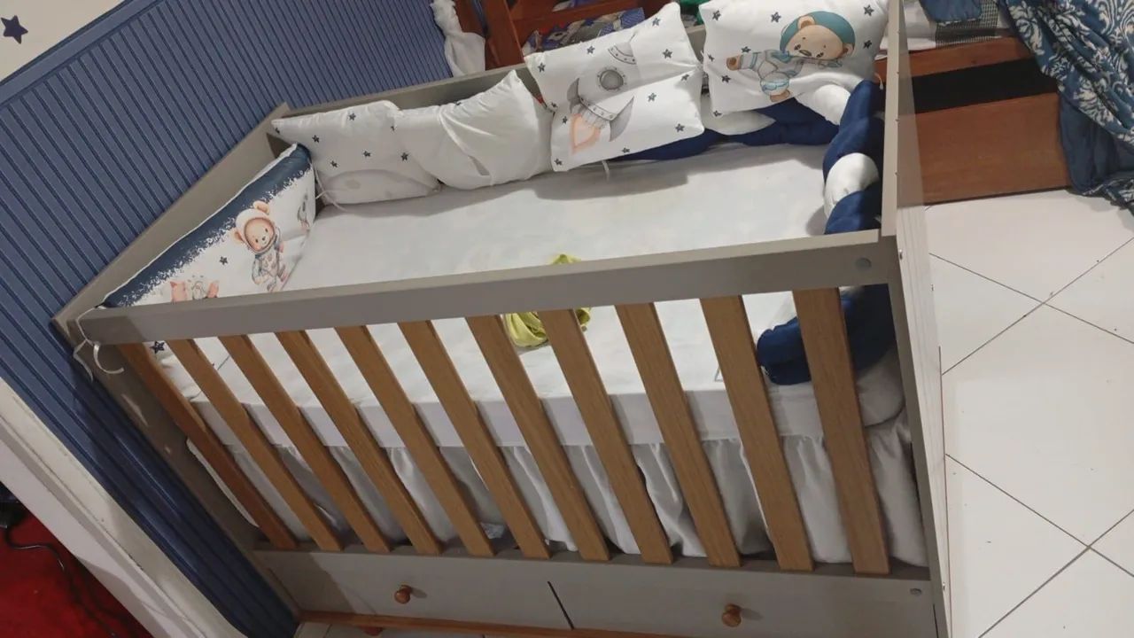 Berço Americano com Dossel - Foto 3