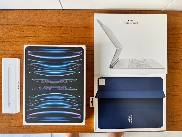 iPad Pro M2 256GB 13" + Magic Keyboard Apple + Apple Pencil + Smart Folio