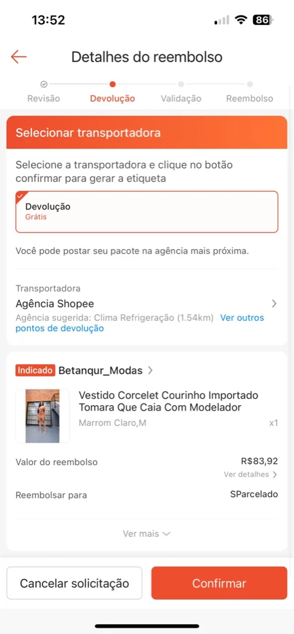 Bota usada apenas uma vez, pq ficou pequena no meu pé eu uso 36.
