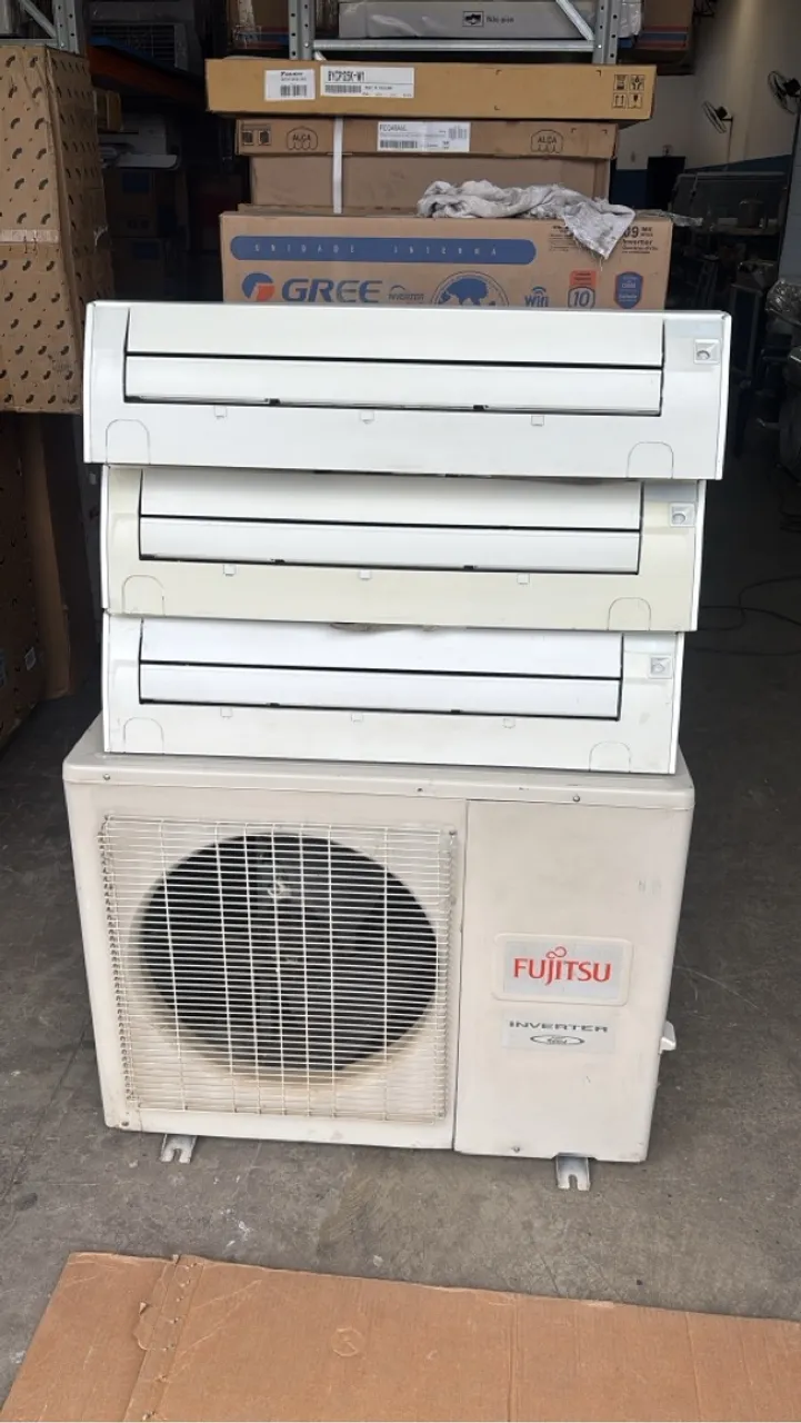 Ar Condicionado Fujitsu Inverter Trisplit - 24.000 BTUs
