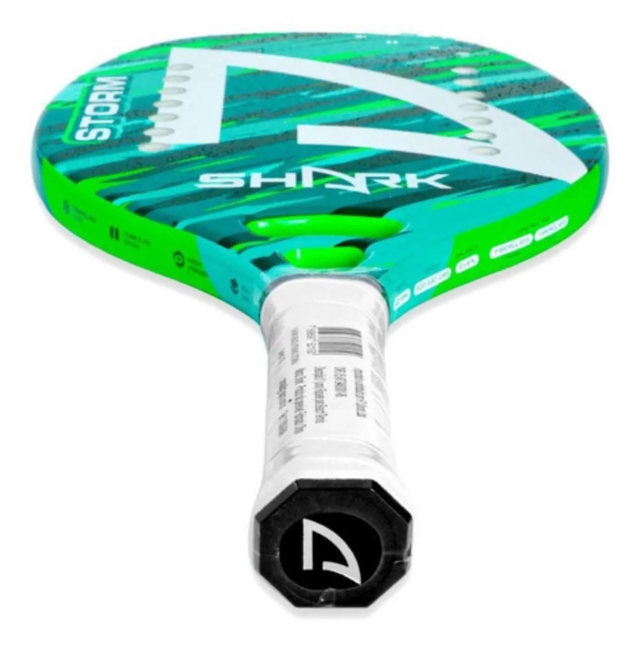 Raquete de Beach Tennis Shark Storm - Nova Fortaleza  - Foto 3