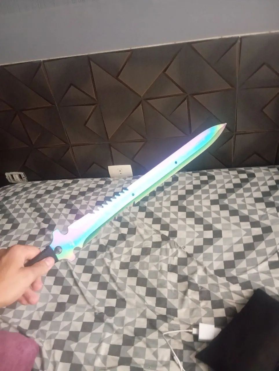 Espada de anime decoração bem afiada 64288121036417121