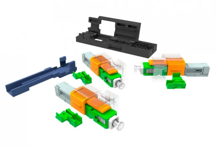 Kit de 10 Conectores Ópticos de Campo FURUKAWA #35400089 SM SC-APC EZ