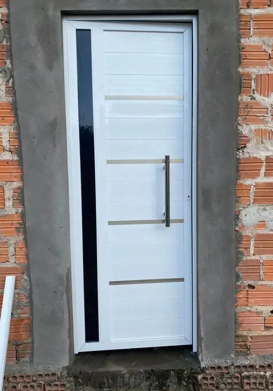 Porta de alumínio branca - Foto 3