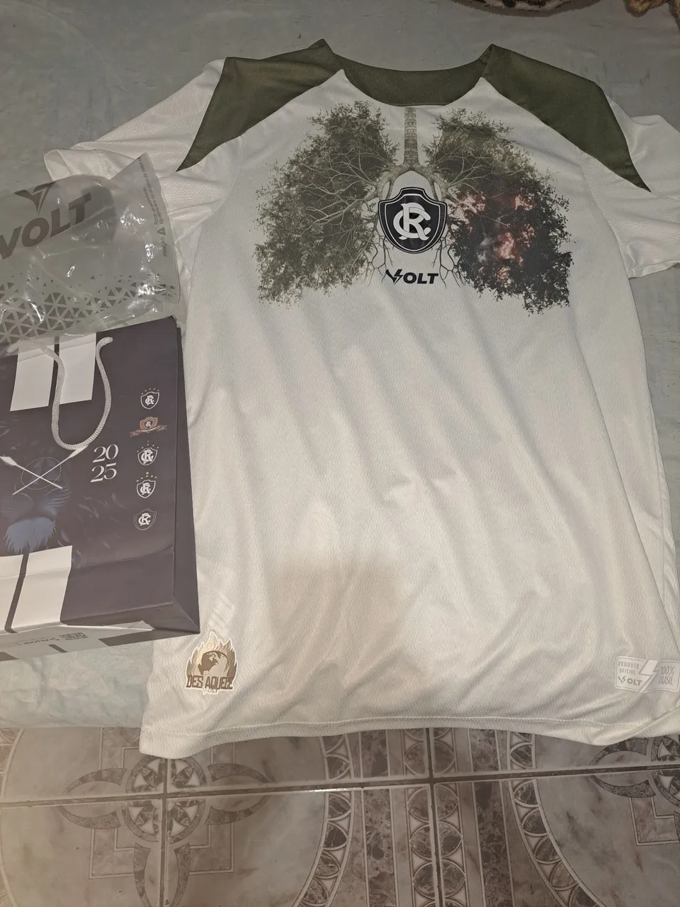 Camisa clube do Remo aquecimento