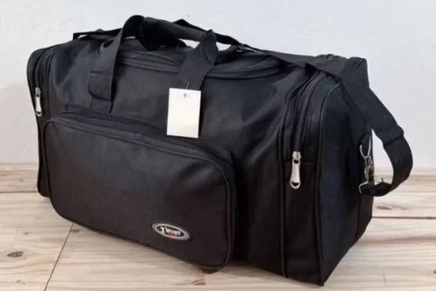 Bolsa de Viagem Preta 70cm Grande
