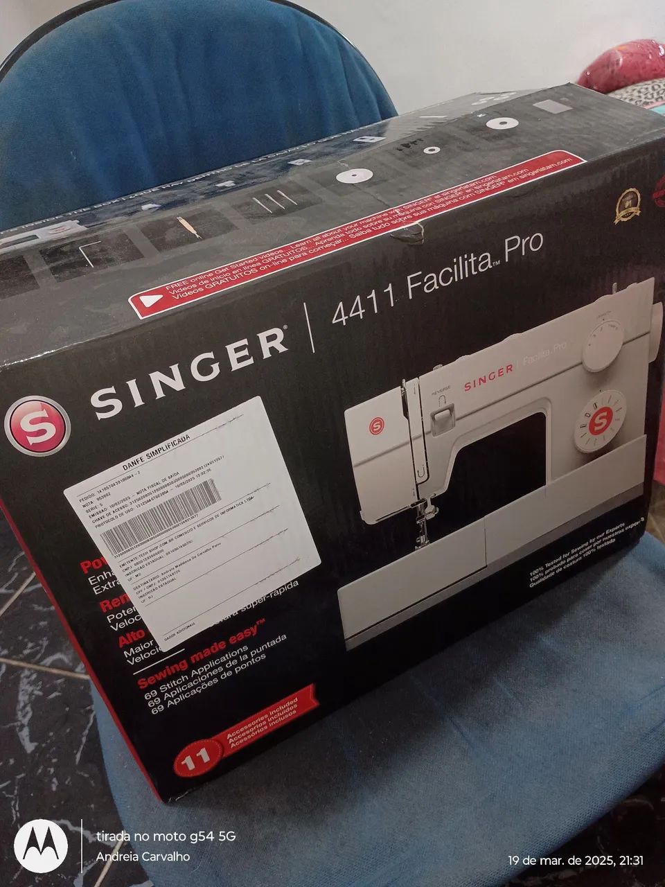 Máquina de Costura Singer Facilita Pro - Foto 2