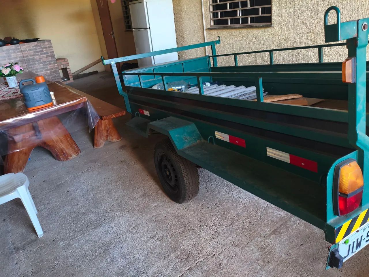 Carreta de Carga Verde - Foto 4