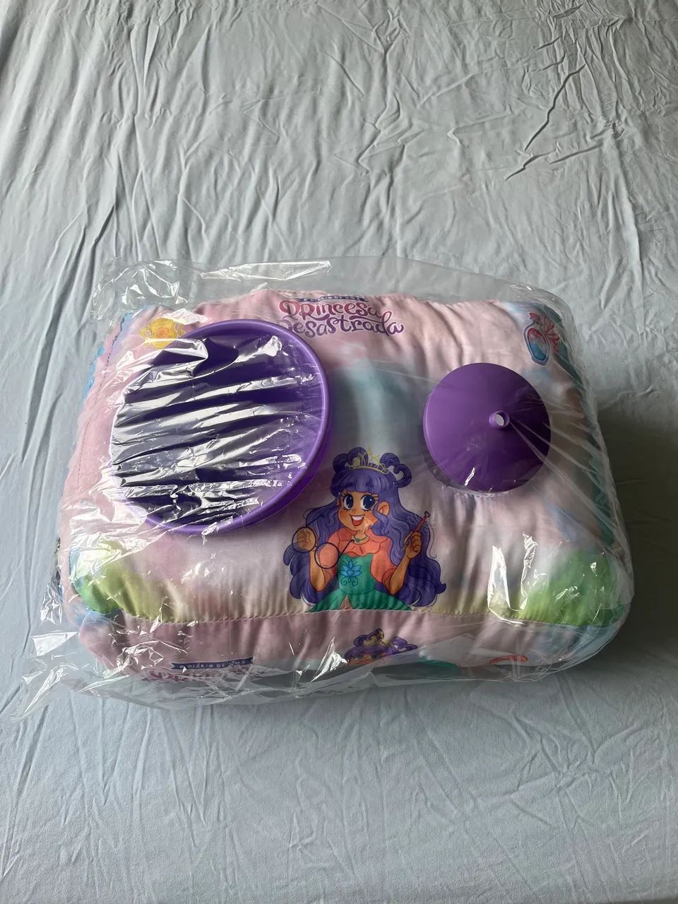 Kit Porta Pipoca com Balde e Copo (O Diário de Princesa Desastrada) 