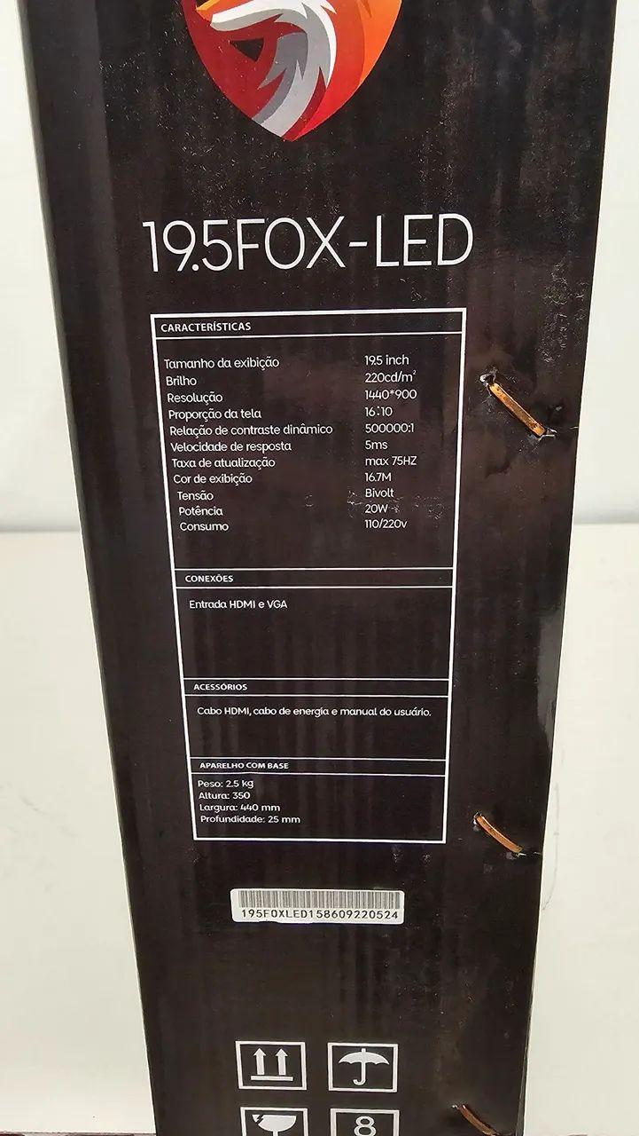 Monitor FOX RACER 19.5 Pol - HD, HDMI, LED - Foto 5