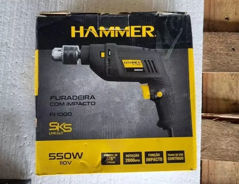 furadeira hammer 550w 127v