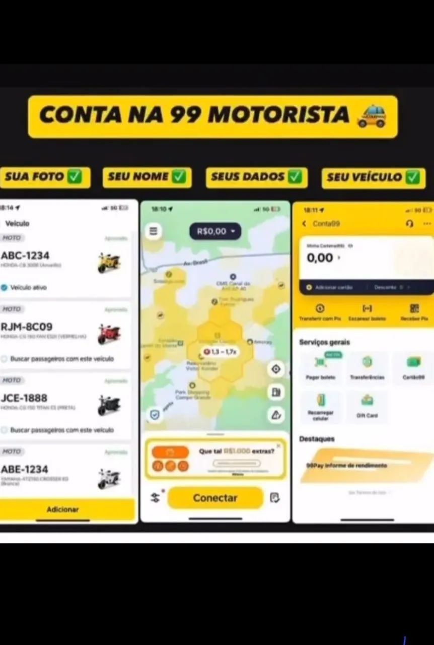 Motorista parceiro 99 - Ganhe até R$2.000 extras!
