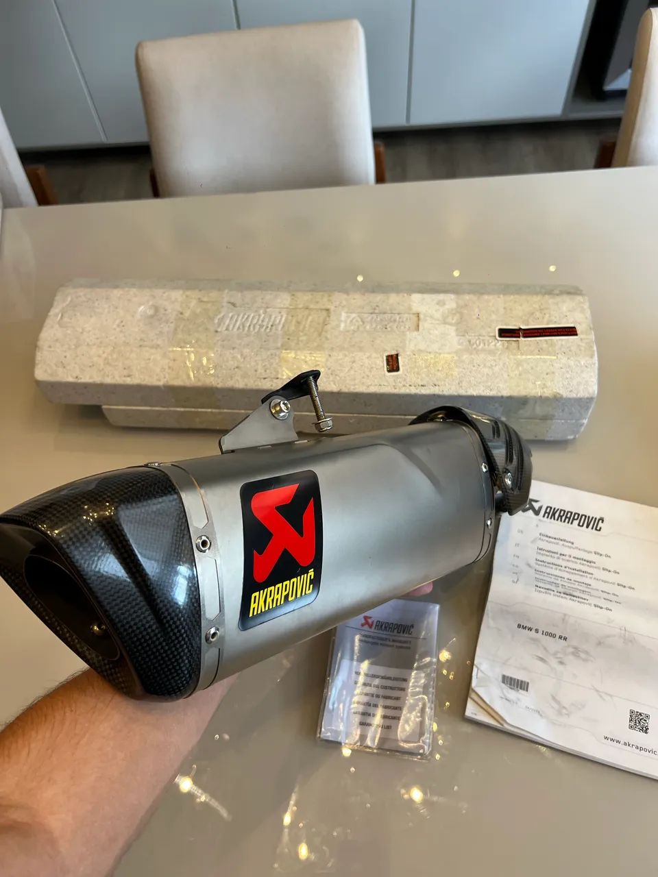 Ponteira Longa Akrapovic Bmw S1000RR 2020/2026 - Foto 2