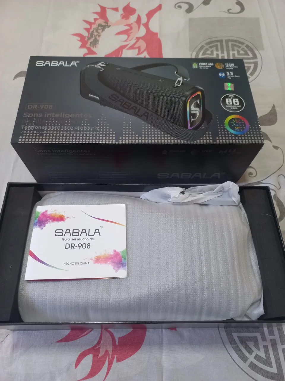 Caixa de Som Portátil Sabala DR-908