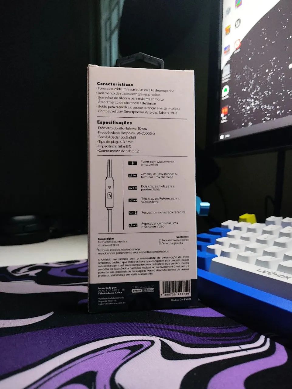Fone Com Fio ONISTEK - Foto 3