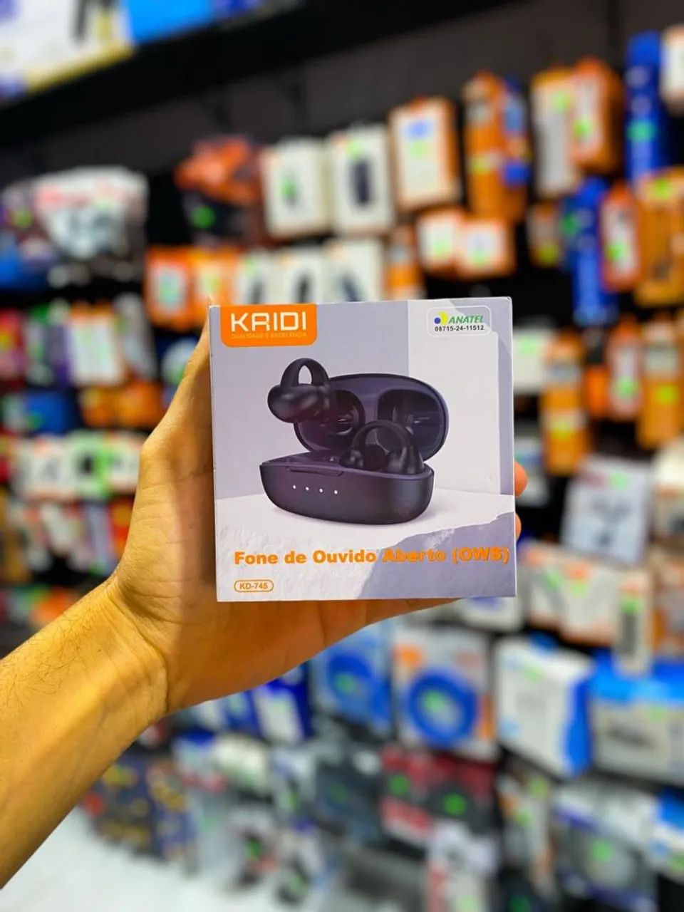 FONE DE PUVIDO ABERTO CONDUÇÃO ÓSSEA KAIDI KD-745 - Foto 6