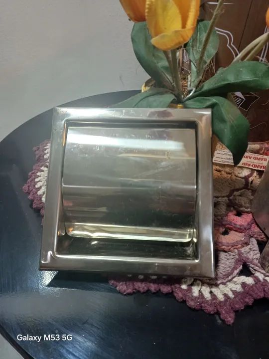 VENDO SABONETEIRA DE ACO INOC ( 30 REAIS CADA) - Foto 3