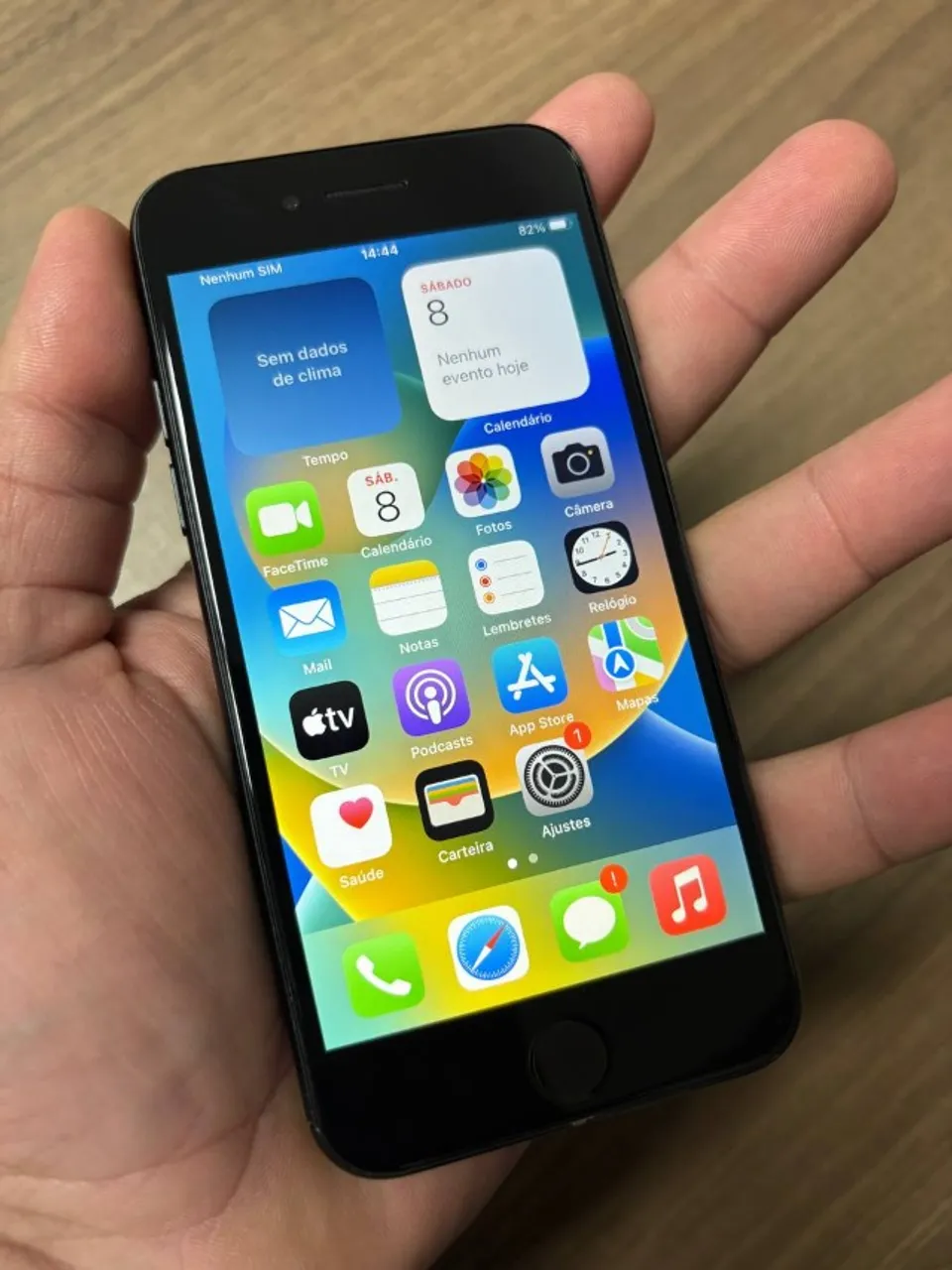 Iphone SE 2020 64gb Black Super Conservado IOS 16.6