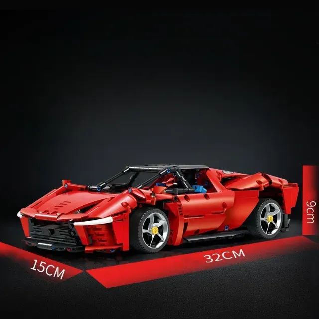 Tipo Lego Ferrari SP3 1:14 1404pcs - Foto 2