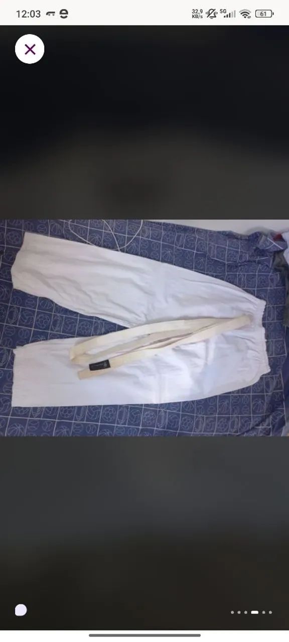 Dobok Taekwondo Branco - Uniforme Completo - Foto 4