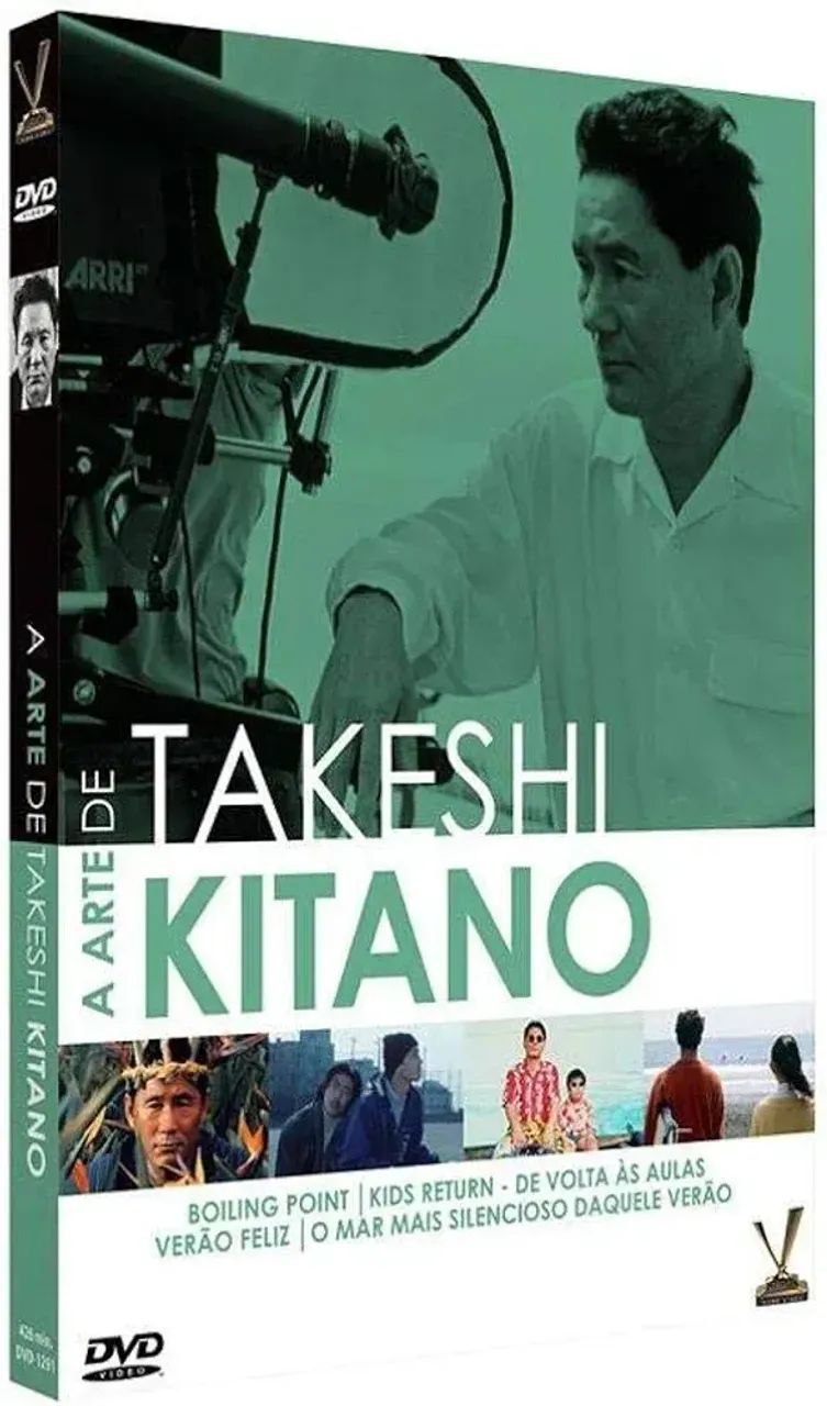 DVD A Arte de Takeshi Kitano - Limitada com 2 Dvds e 4 Cards- Versátil 