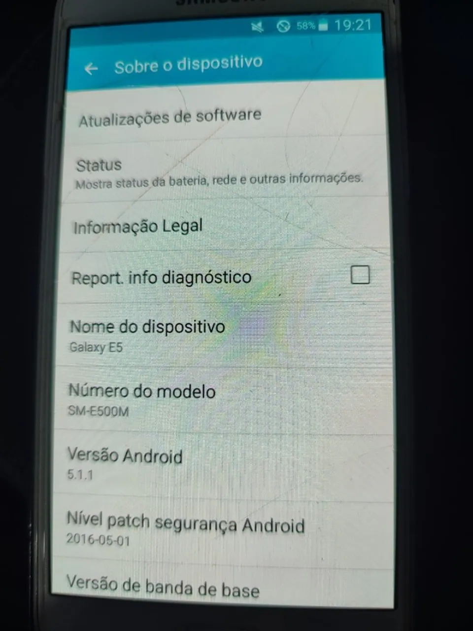Samsung Galaxy E5 Funcionando