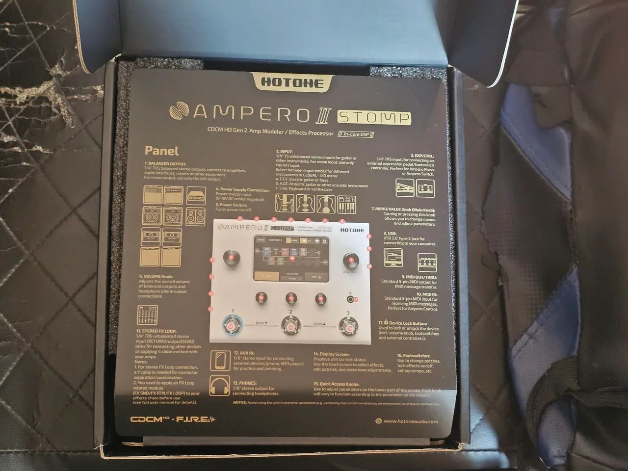 Ampero II Stomp semi nova - Instrumentos musicais - Engenho da