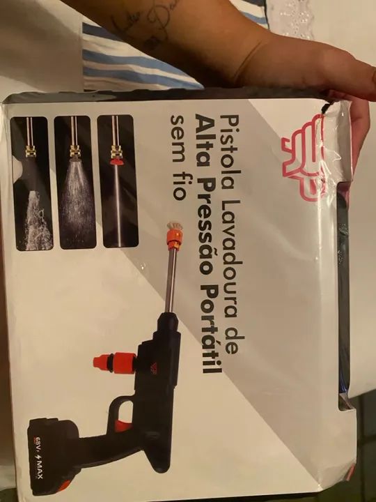 Pista lavadoura de alta pressão portátil sem fio. - Foto 3