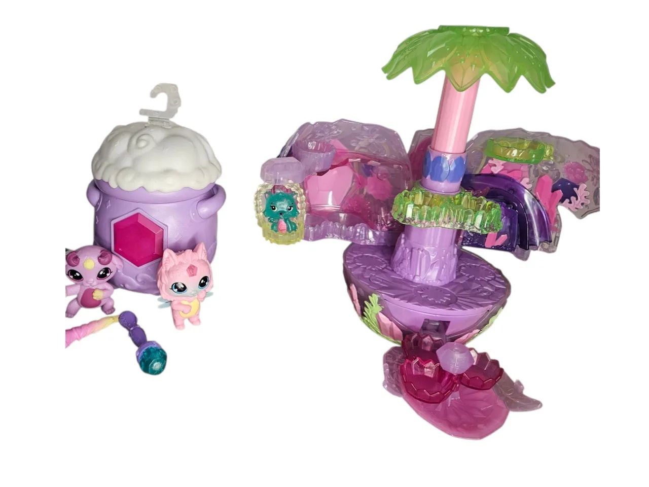 Brinquedos de meninas mini magic e hatchimals